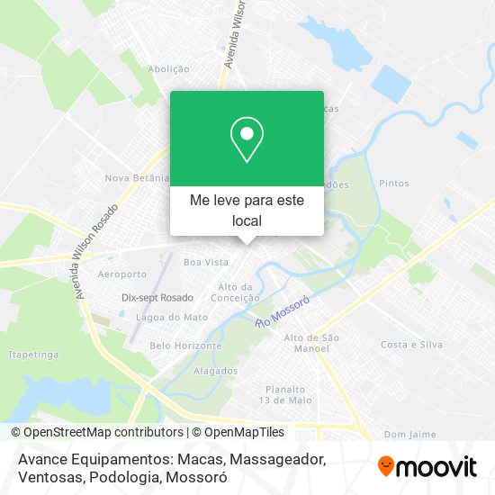 Avance Equipamentos: Macas, Massageador, Ventosas, Podologia mapa