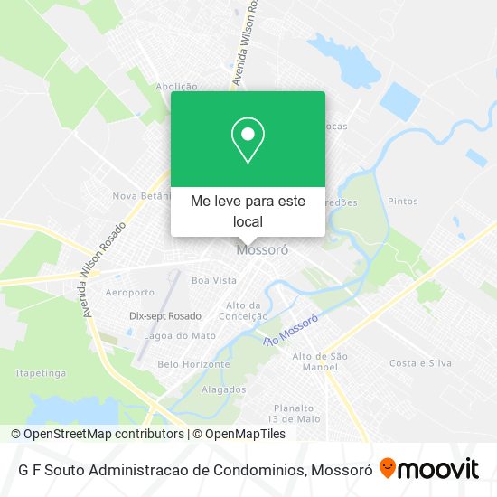 G F Souto Administracao de Condominios mapa