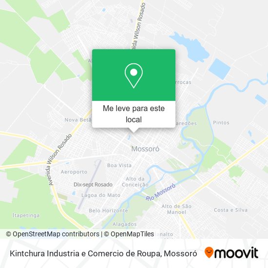 Kintchura Industria e Comercio de Roupa mapa