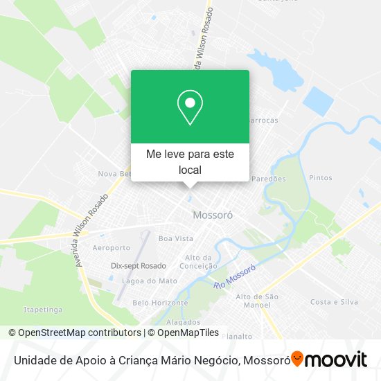 Unidade de Apoio à Criança Mário Negócio mapa
