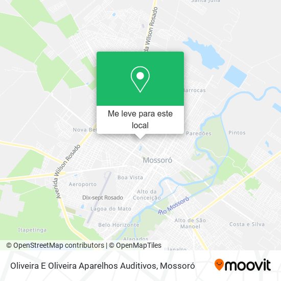 Oliveira E Oliveira Aparelhos Auditivos mapa