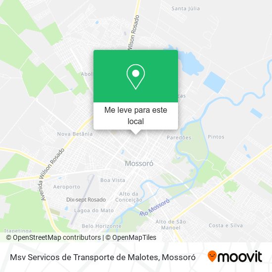 Msv Servicos de Transporte de Malotes mapa
