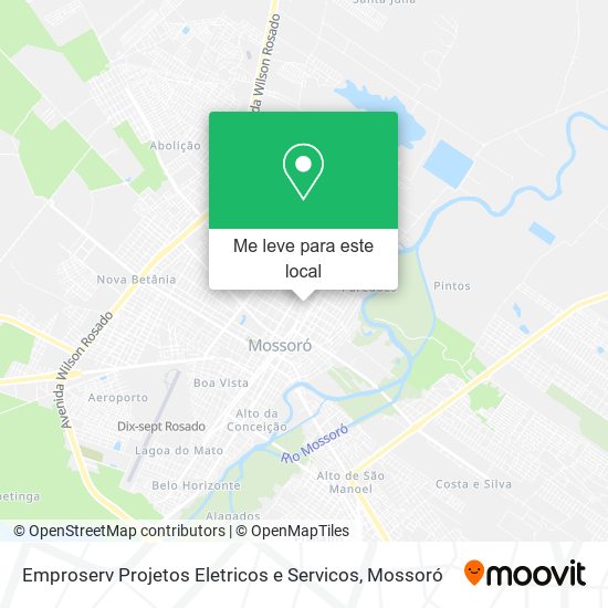 Emproserv Projetos Eletricos e Servicos mapa