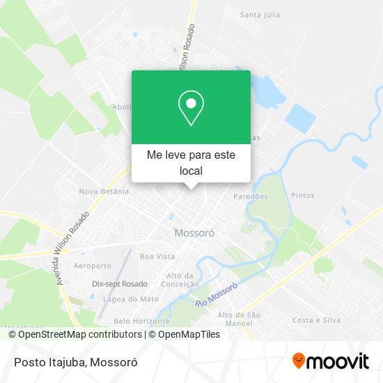 Posto Itajuba mapa