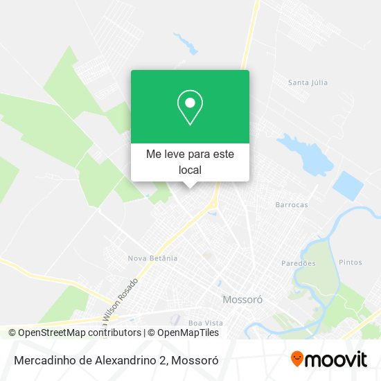 Mercadinho de Alexandrino 2 mapa