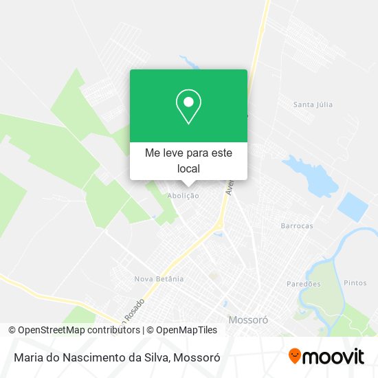 Maria do Nascimento da Silva mapa