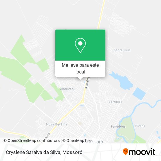 Cryslene Saraiva da Silva mapa