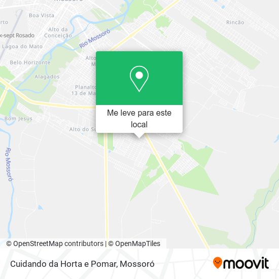 Cuidando da Horta e Pomar mapa