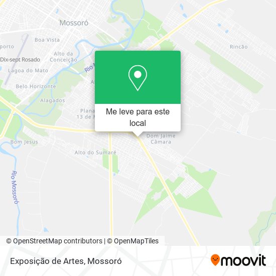 Exposição de Artes mapa