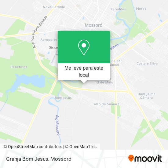 Granja Bom Jesus mapa