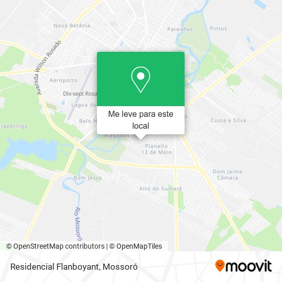 Residencial Flanboyant mapa