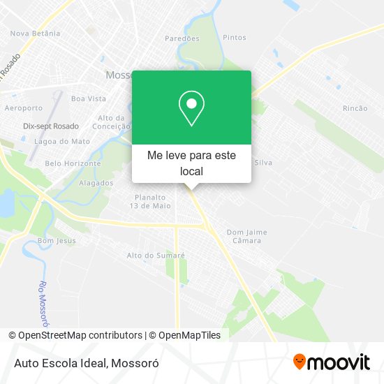 Auto Escola Ideal mapa