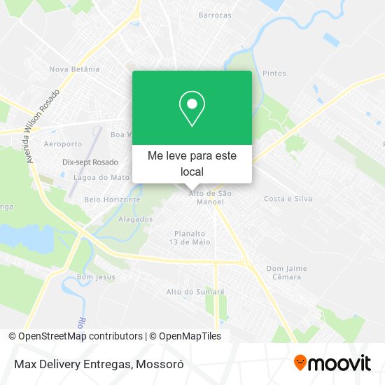 Max Delivery Entregas mapa