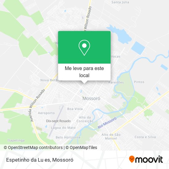 Espetinho da Lu es mapa