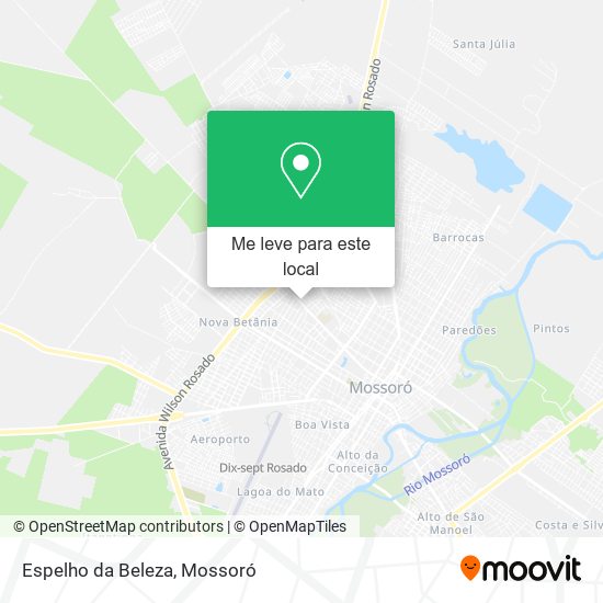 Espelho da Beleza mapa