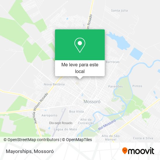 Mayorships mapa