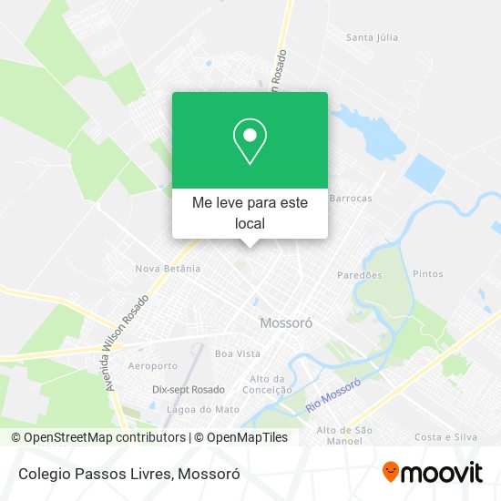 Colegio Passos Livres mapa