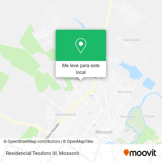 Residencial Teodoro III mapa
