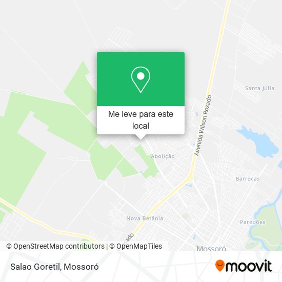Salao Goretil mapa