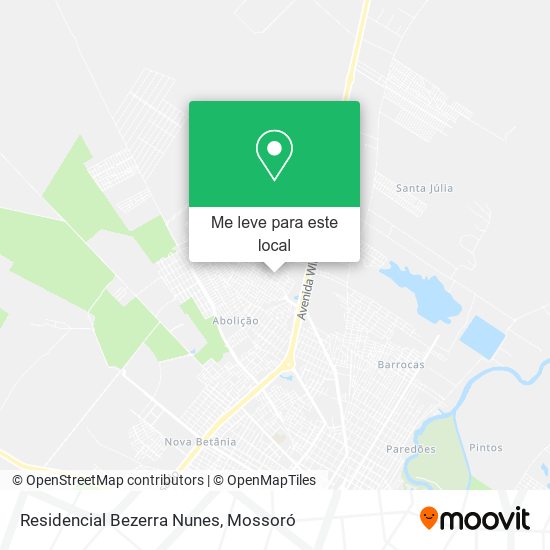Residencial Bezerra Nunes mapa