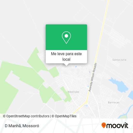 D Manhã mapa
