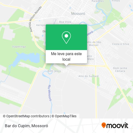 Bar do Cupim mapa
