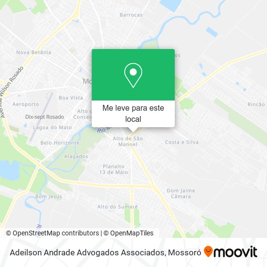 Adeilson Andrade Advogados Associados mapa