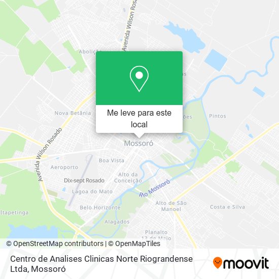 Centro de Analises Clinicas Norte Riograndense Ltda mapa