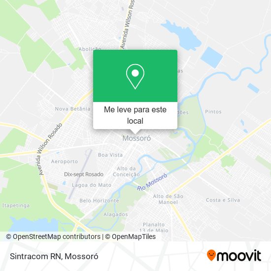 Sintracom RN mapa