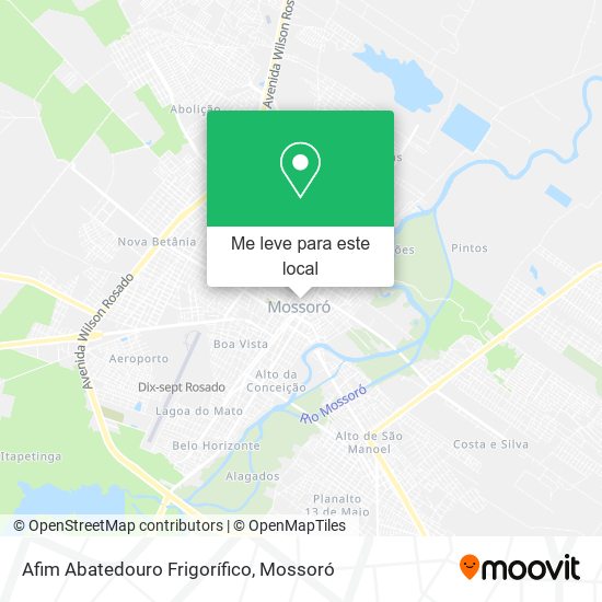 Afim Abatedouro Frigorífico mapa