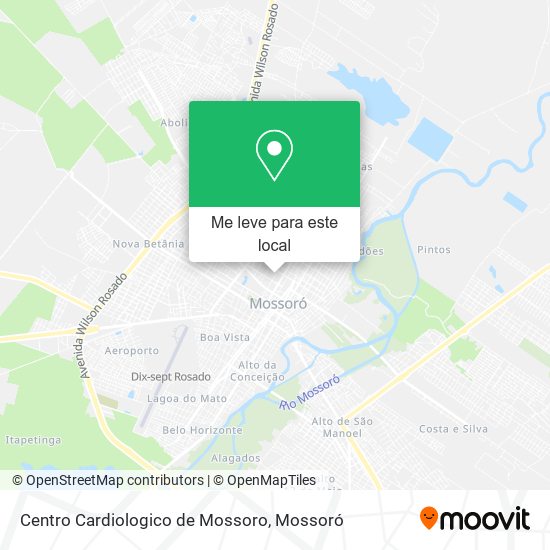 Centro Cardiologico de Mossoro mapa
