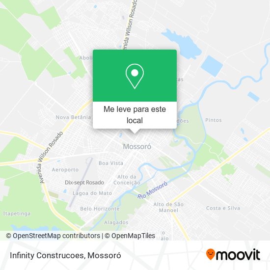 Infinity Construcoes mapa