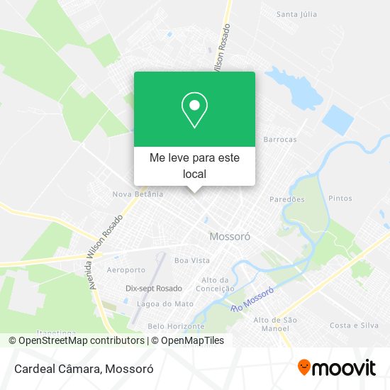 Cardeal Câmara mapa