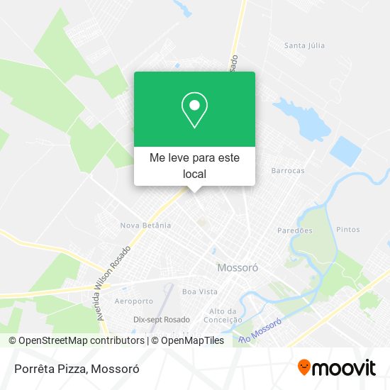 Porrêta Pizza mapa