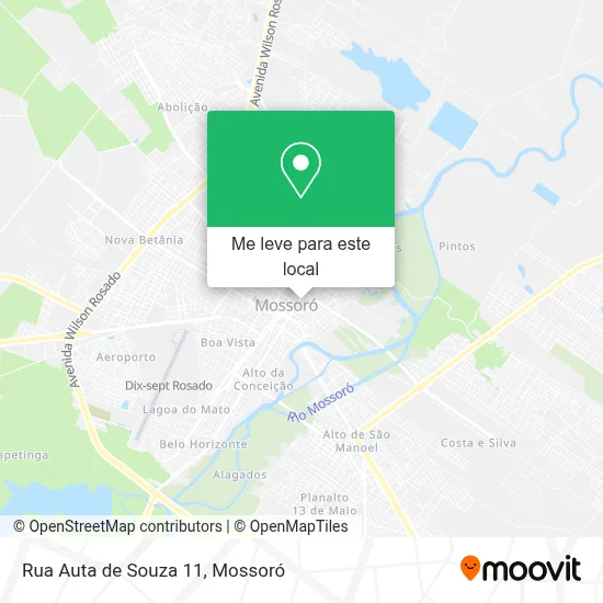 Rua Auta de Souza 11 mapa