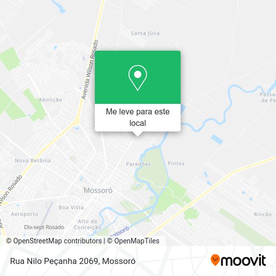 Rua Nilo Peçanha 2069 mapa