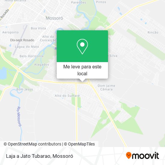 Laja a Jato Tubarao mapa