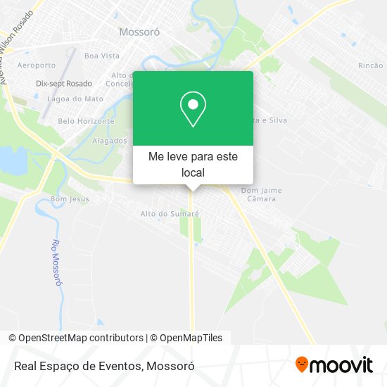 Real Espaço de Eventos mapa