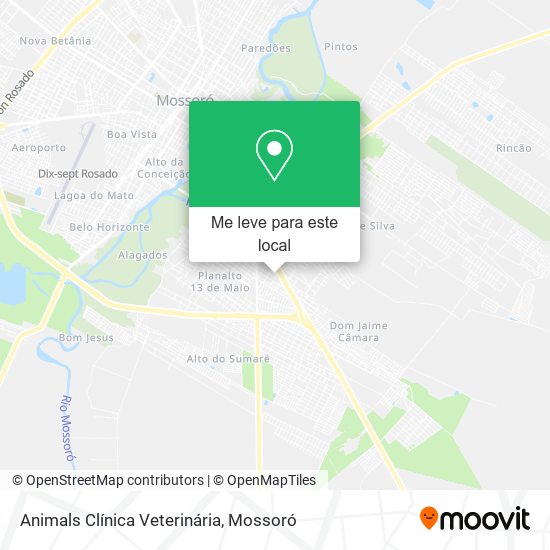Animals Clínica Veterinária mapa