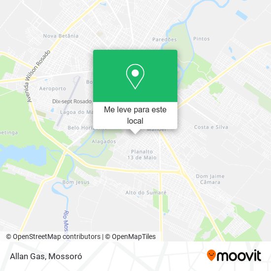 Allan Gas mapa