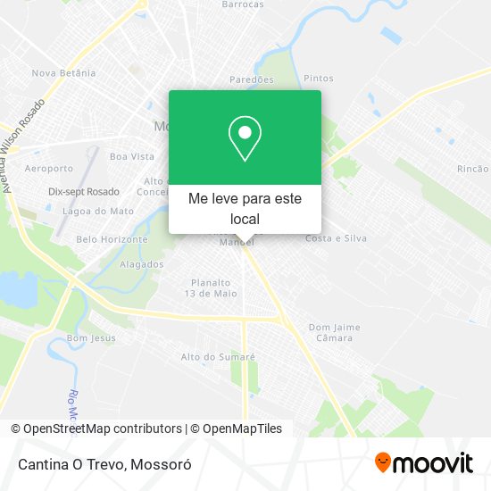 Cantina O Trevo mapa