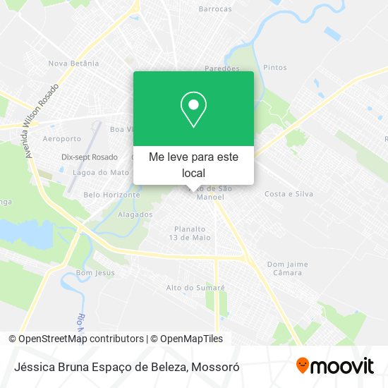 Jéssica Bruna Espaço de Beleza mapa