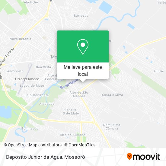 Deposito Junior da Agua mapa