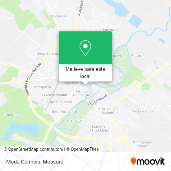 Moda Colmeia mapa