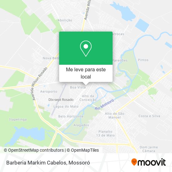 Barberia Markim Cabelos mapa