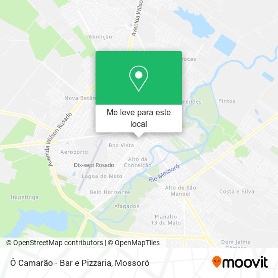 Ô Camarão - Bar e Pizzaria mapa