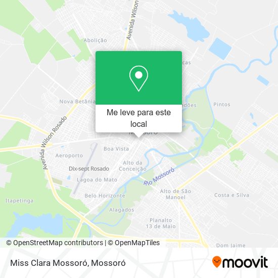 Miss Clara Mossoró mapa