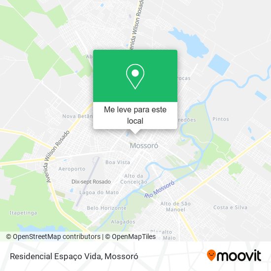 Residencial Espaço Vida mapa