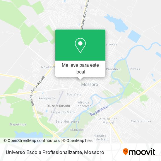 Universo Escola Profissionalizante mapa