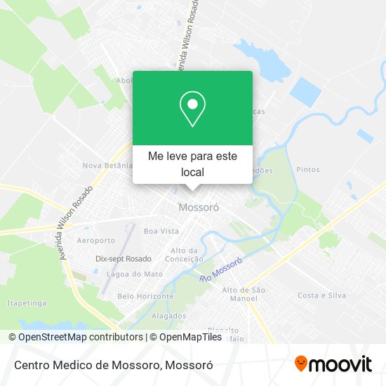 Centro Medico de Mossoro mapa